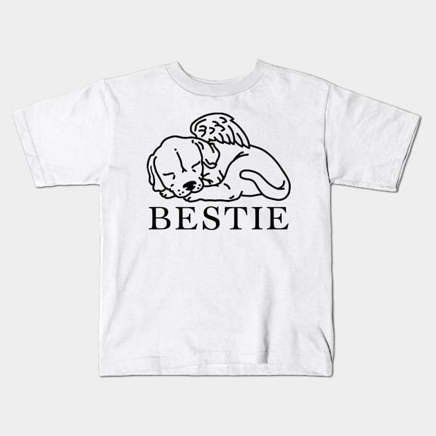 BESTIE Kids T-Shirt by doomcore